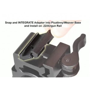 Адаптер UTG под кольца Weaver на призму 9-11мм арт.: MNT-DT2PW01 ( 2шт. в компл.) Адаптер UTG под кольца Weaver на призму 9-11мм арт.: MNT-DT2PW01 ( 2шт. в компл.)